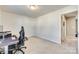 Spacious bedroom with desk and chair, offering ample workspace at 1529 Cannan Mountain Dr, Newton, NC 28658