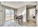 Kitchen breakfast nook with sliding glass door to backyard at 1529 Cannan Mountain Dr, Newton, NC 28658