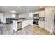 Modern kitchen with stainless steel appliances and granite countertops at 1529 Cannan Mountain Dr, Newton, NC 28658