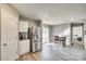 Kitchen with stainless steel appliances and breakfast nook at 1529 Cannan Mountain Dr, Newton, NC 28658