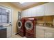 Laundry room with modern appliances and a utility sink at 161 Moore Haven Dr, Salisbury, NC 28147