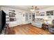 Living room with hardwood floors and cozy seating at 1979 Charlotte Hwy, Mooresville, NC 28115