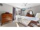 Charming bedroom with hardwood floors and a dresser at 320 Belwood Dr, Belmont, NC 28012