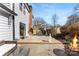 Outdoor patio with seating area and fire pit at 320 Belwood Dr, Belmont, NC 28012