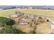 Aerial view of house, land, and road at 36190 Millingport Rd, New London, NC 28127