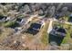 Aerial view of homes and neighborhood at 489 Maple Ridge Cir, Salisbury, NC 28147