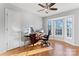 Home office with wood floors and large window at 489 Maple Ridge Cir, Salisbury, NC 28147