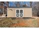 Large storage shed with double doors and ramp access at 489 Maple Ridge Cir, Salisbury, NC 28147