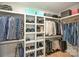 Organized walk-in closet with custom shelving and ample storage space at 6133 Berryhill Towns Dr, Charlotte, NC 28270