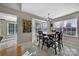 Bright dining area with a bay window and views of the backyard at 849 Treva Anne Sw Dr, Concord, NC 28027