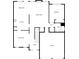 One-story floor plan featuring living room, kitchen, and bedrooms at 8835 Merrie Rose Ave, Charlotte, NC 28213