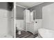 Clean bathroom with a shower/tub combo and white vanity at 111 Green Dr, Richburg, SC 29729