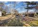 Large backyard with shed and home view at 1318 Gum Branch Rd, Charlotte, NC 28214