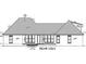 House rear view architectural drawing at 295 Tradition Dr, Mount Gilead, NC 27306