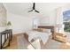 Serene bedroom with natural light, a ceiling fan, and neutral décor at 3132 Carol Ave, Charlotte, NC 28208