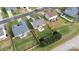 An aerial view displays the home's backyard, patio area, and overall property layout at 3134 Sterling Ct, Fort Mill, SC 29707