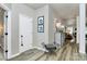 Welcoming entryway with a charming seat and stylish flooring leading to the living space at 3134 Sterling Ct, Fort Mill, SC 29707