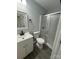 Clean bathroom with a shower and white vanity at 317 Echodale Dr, Charlotte, NC 28217