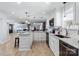 Bright, open kitchen featuring stainless steel appliances, granite countertops, and modern pendant lighting at 503 Brookfield Cir # 1, Salisbury, NC 28146