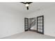 Bedroom with carpet, ceiling fan, and french doors at 529 Veloce Trl, Fort Mill, SC 29715