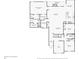 Detailed floor plan showing layout of main level and bedrooms at 529 Veloce Trl, Fort Mill, SC 29715