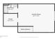 Second floor plan layout featuring a bathroom, closet and large Gathering room at 529 Veloce Trl, Fort Mill, SC 29715