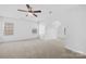 Spacious bedroom with ceiling fan and carpet flooring at 7405 Bosson Sw St, Concord, NC 28025