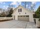 Attached two-car garage with extra storage space at 835 Museum Dr, Charlotte, NC 28207