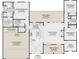 Detailed floor plan showcasing the layout of the house with dimensions and room names at 000 Ridgecrest Rd # 10, Locust, NC 28097