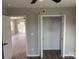 Bright bedroom with a spacious closet and access to another room at 106 Gilliatt St, Shelby, NC 28150