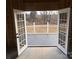 Back deck with composite decking and a view of the backyard at 106 Gilliatt St, Shelby, NC 28150