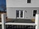 Private patio with composite decking and a white railing at 106 Gilliatt St, Shelby, NC 28150