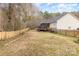 Large backyard with deck and wooden fence at 1195 Allison Bluff Trl, Rock Hill, SC 29732