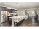 Open concept kitchen with island seating and stainless steel appliances at 1206 Croft Dr # 98, Fort Mill, SC 29708