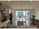 Open concept kitchen with island, stainless steel appliances, and access to a deck at 14016 Felix Ln # 6, Charlotte, NC 28277