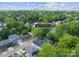 Aerial view of neighborhood with new home construction with view of Charlotte skyline at 1409 Downs Ave, Charlotte, NC 28205