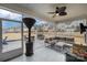 Relaxing screened porch with patio furniture and a view of the backyard at 15421 Keyes Meadow Way, Huntersville, NC 28078