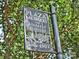 Decorative street sign showing that this property is in the Plaza Midwood historic district circa 1903 at 2116 Mcclintock Rd, Charlotte, NC 28205