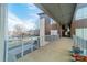 Exterior walkway offering a view of the neighborhood with safety railing at 2116 Mcclintock Rd, Charlotte, NC 28205