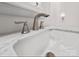 Close-up of bathroom sink with modern faucet and marble countertop at 2312 Roland Dr, Monroe, NC 28110