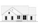 Architectural drawing showcasing the home's front elevation, highlighting its design elements and window placements at 252 Big Lick Rd, Stanfield, NC 28163