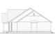 Side elevation rendering of home with covered patio at 252 Big Lick Rd, Stanfield, NC 28163