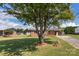 Ranch home with mature tree and rock landscaping at 2525 Oxford Cir, Lancaster, SC 29720