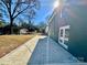 Spacious backyard with stamped concrete patio at 4513 Munsee St, Charlotte, NC 28213