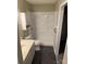 Updated bathroom with walk-in shower and vanity at 484 Lexie Ln, Rock Hill, SC 29732