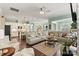 Open living space with comfortable seating and views to the kitchen at 4998 Looking Glass Trl, Denver, NC 28037