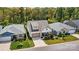 Aerial view of a charming craftsman style home at 4998 Looking Glass Trl, Denver, NC 28037