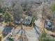 Aerial view showing the house's location and neighborhood at 531 Elm St, Salisbury, NC 28144