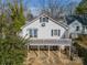 Elevated deck and large backyard at 531 Elm St, Salisbury, NC 28144
