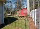 Wooden shed and swing set in fenced backyard at 630 Montgomery Dr, Rock Hill, SC 29732